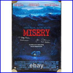 James Caan and Kathy Bates Signed 27x40 Misery DS Original Poster with BAS an