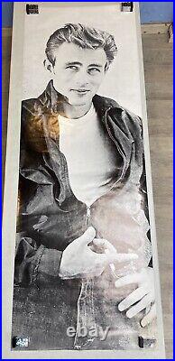 James Dean B&W Photo with Cigarette 26 X 72 Door Size POSTER 6 Foot