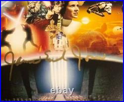 James Earl Jones Signed 12x18 Movie Poster Photo Star Wars Cast Darth Vader Bas