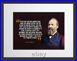 James Garfield There Are Men Poster Print Picture or Framed Wall Art