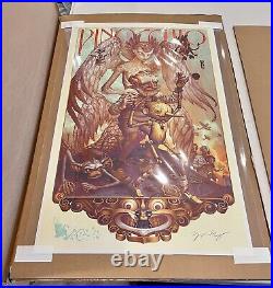 James Jean Pinocchio Art Print Movie Poster Guillermo del Toro SIGNED #20/1145