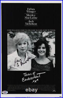 James L. Brooks Signed Terms Of Endearment 11x17 Movie Poster Psa Coa Ad74559