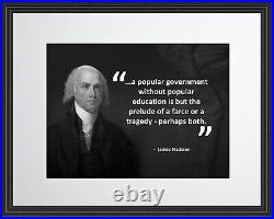 James Madison A Popular Government Poster Print Picture or Framed Wall Art