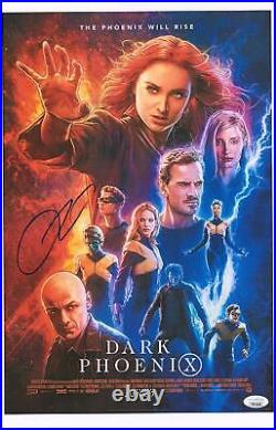 James McAvoy Autographed 12 x 18 X-Men Dark Phoenix Movie Poster JSA
