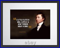 James Monroe A Little Flattery Poster Print Picture or Framed Wall Art