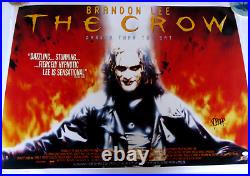 James O'Barr Authentic Signed The Crow Movie Poster Autographed JSA COA