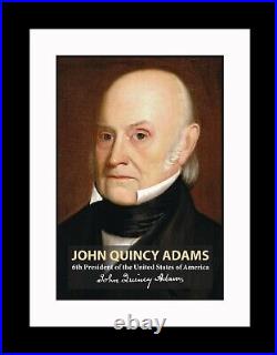 James Quincy Adams 6th President Poster Picture or Framed Wall Art