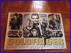 James Rheem Davis''Goldfinger' MONDO Poster James Bond 007