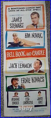 James Steward, Kim Novak, All Star Cast Vintage Insert Movie Poster