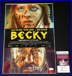 Kevin James Dominick Signed Becky 12x18 Movie Poster Jsa Coa