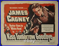Kiss Tomorrow Goodbye 1950 Original 22x28 Movie Poster James Cagney