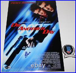 LEE TAMAHORI SIGNED JAMES BOND DIE ANOTHER DAY 12x18 MOVIE POSTER BECKETT COA