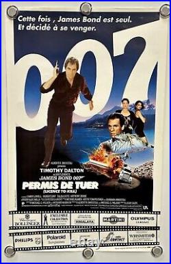 LICENCE TO KILL 1989 Belgian Movie Poster 16x24 James Bond 007