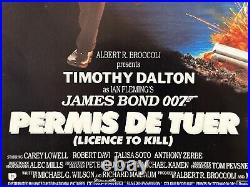 LICENCE TO KILL 1989 Belgian Movie Poster 16x24 James Bond 007