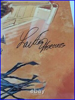 Lou Ferrigno Hercules Poster 27x40 Hand Signed Autograph JSA COA