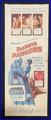 MOVIE POSTER Darby's Rangers Original Insert Movie Poster James Garner