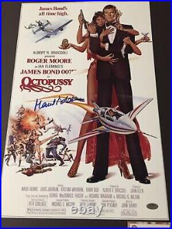 Maud Adams Signed 11X17 James Bond 007 Octopussy Movie Poster Schwartz