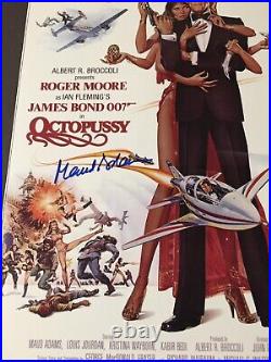 Maud Adams Signed 11X17 James Bond 007 Octopussy Movie Poster Schwartz