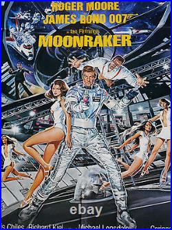 Moonraker 1979 Roger Moore James Bond 007 Movie Poster C10 Mint Unused