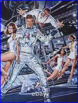 Moonraker 1979 Roger Moore James Bond 007 Rolled Movie Poster Mint Unused