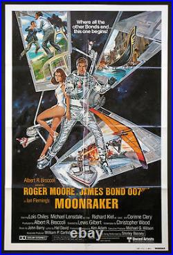 Moonraker James Bond Roger Moore 1979 1-sheet Intl Style B