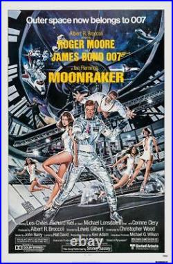 Moonraker Original Movie Poster James Bond Roger Moore Hollywood Posters