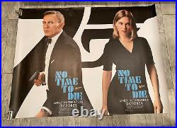 NO TIME TO DIE 5FT SUBWAY MOVIE POSTER #2 Daniel Craig JAMES BOND 007