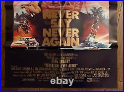 Never Say Never Again Original Rare Movie Poster Sean Connery James Bond