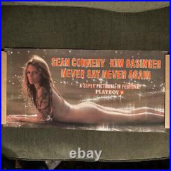 Never Say Never Again Playboy Poster Connery Bassinger James Bond
