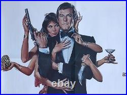 OCTOPUSSYORIGINAL 1983 JAMES BOND 007 60x45 Subway Promo Movie Poster
