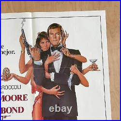 OCTOPUSSY (1983) Style B Advance 1 Sheet Movie Poster James Bond 007 Spanish