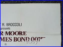 OCTOPUSSY ORIGINAL 1983 JAMES BOND 007 SUBWAY TEASER MOVIE POSTER 45x60