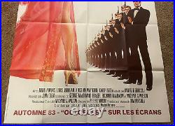 Original 1983 OCTOPUSSY French Grande Movie Poster, Advance, 46x62, James Bond
