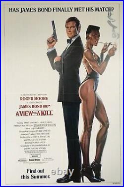 Original James Bond, A View to a Kill Movie Poster