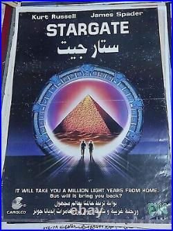Original Sci-fi Movie Poster Stargate 1990s Kurt Russell, James Spader