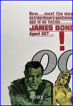 Original Vintage Movie Poster JAMES BOND DR. NO Re-Release 1980 R1980 Connery OL