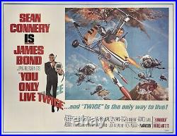 Original Vintage Movie Poster JAMES BOND YOU ONLY LIVE TWICE Connery Subway OL