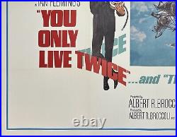 Original Vintage Movie Poster JAMES BOND YOU ONLY LIVE TWICE Connery Subway OL