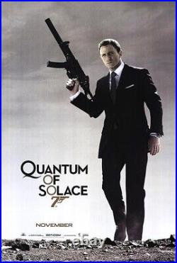 Quantum Of Solace ORIGINAL Movie Poster Daniel Craig, James Bond 007 27x 40
