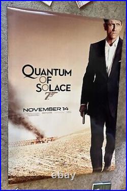 Quantum of Solace Bus Shelter Poster James Bond 007 Craig 70x48 Inches 2008