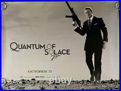 Quantum of Solace Original Quad Movie Cinema Poster Daniel Craig James Bond 2008