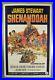 SHENANDOAH -JAMES STEWART/DOUG McCLURE- ORIGINAL AMERICAN ONE SHEET MOVIE POSTER