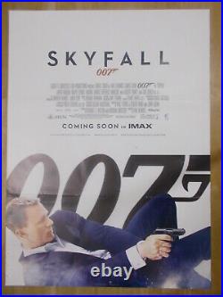 SKYFALL 007 james bond 2012 daniel craig h Rare Poster Film India Promo Orig ENG
