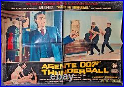 Sean Connery As James Bond 007 (thunderbal) Rare Version Movie Poster