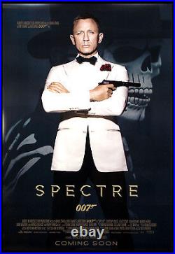 Spectre Daniel Craig James Bond 2015 Double-sided Advance 1-sheet Nmint Rolled