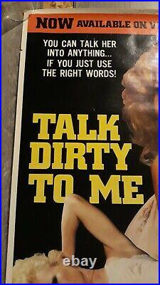 TALK DIRTY TO ME starring Jesie St. James John Leslie Original Poster