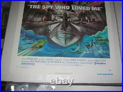 THE SPY WHO LOVED ME JAMES BOND 1977 ORIGINAL 27x41 ROLLED MOVIE POSTER (468)