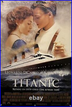 TITANIC Original One Sheet Movie Poster LEONARDO DiCAPRIO/JAMES CAMERON