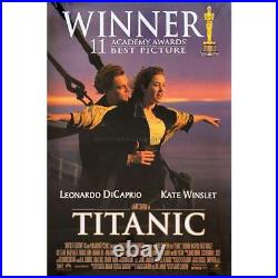TITANIC US Movie Poster Style D INT'L 27x40 in. 1997 James Cameron, Leon