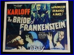 The Bride Of Frankenstein 1935 James Whale Karloff Horror Movie Poster